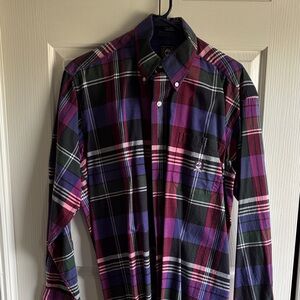 Cinch Multicolor Plaid Button-Down Shirt